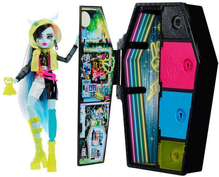 Monster High Skulltimate Secrets Neon Frights Puppe Frankie Stein von Monster High