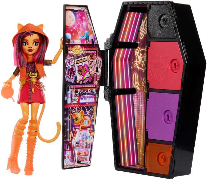 Monster High Skulltimate Secrets Neon Frights Puppe Toralei von Monster High