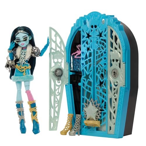 Monster High Skulltimate-Secrets-Set aus Puppe und Accessoires, Hauntlywood Mysteries Frankie Stein mit zauberhaftem Kleiderschrank und über 19 modischen Überraschungen wie Puppenkleidung, JBG81 Monster High Skulltimate-Secrets-Set aus Puppe und Accessoires, Hauntlywood Mysteries Frankie Stein mit zauberhaftem Kleiderschrank und über 19 modischen Überraschungen wie Puppenkleidung, JBG81 von Monster High