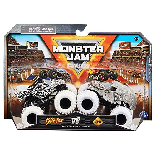 MONSTER JAM Spin Master 1:64 Die Cast 2 Pack - Dragon vs. Yeti von Monster Jam