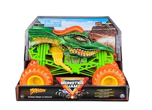 Monster Jam, Currituck Grain Co Sammler-Fahrzeug, offizielles Grave Digger Monster Truck, Maßstab 1:24, Kinderspielzeug für Jungen und Mädchen ab 3 Jahren von Monster Jam