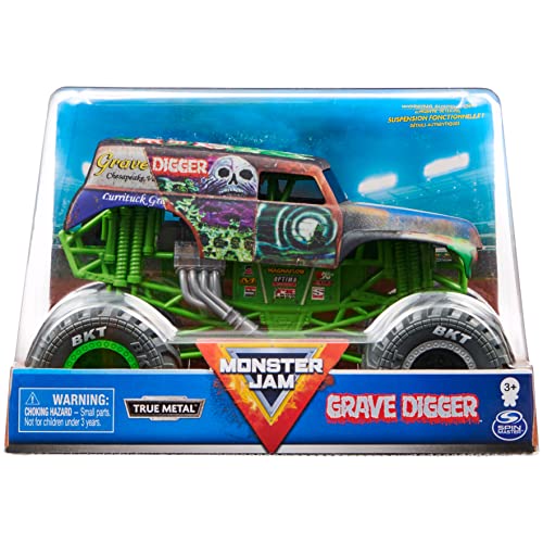 Monster Jam, Offizieller Grave Digger Monster Truck, Collector Die-Cast Vehicle, Maßstab 1:24 von Monster Jam