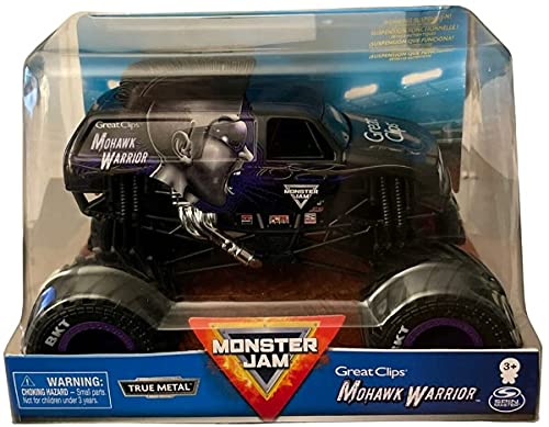 Monster Jam, Offizieller Mohawk Warrior Monster Truck, Die-Cast Fahrzeug, Maßstab 1:24 von Monster Jam