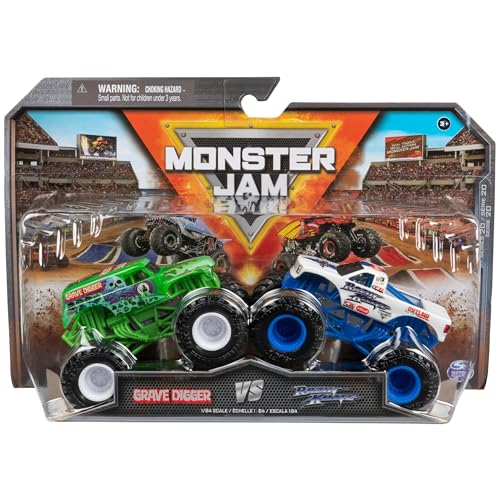 Monster Jam, Salvager Vs. Razin Kane Offizielle Trucks, Maßstab 1:64, Spielzeug für Kinder ab 3 Jahren von Monster Jam