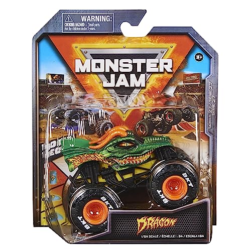 Monster Jam 2022 Spin Master 1:64 Diecast Truck mit Bonus Zubehör: Legacy Trucks Dragon von Monster Jam