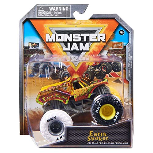 Monster Jam 2023 Spin Master 1:64 Diecast Truck Series 28 Phased Out Earth Shaker von Monster Jam