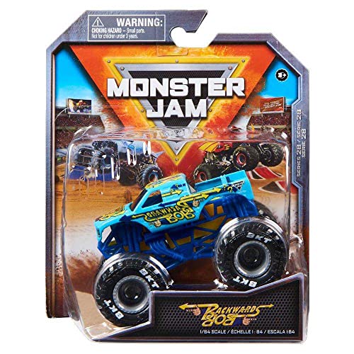 Monster Jam 2023 Spin Master 1:64 Diecast Truck Series 28 Retro Rebels Backwards Bob von Monster Jam