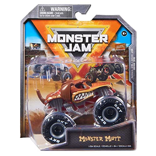 Monster Jam 2023 Spin Master 1:64 Diecast Truck Series 28 Ruff Crowd Monster Mutt von Monster Jam