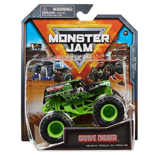 Monster Jam 2023 Spin Master 1:64 Diecast Truck Series 29 Arena Favorites 'Green Ghost' Grave Digger von Monster Jam