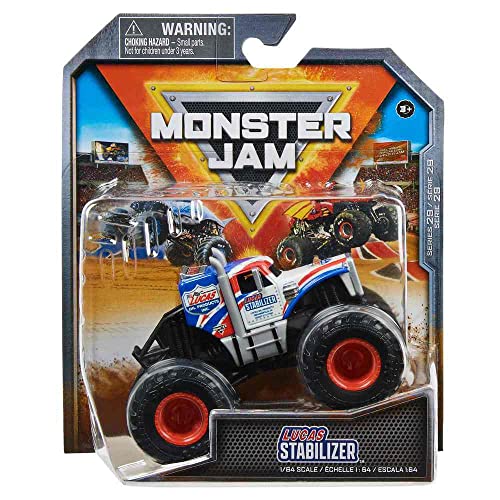 Monster Jam 2023 Spin Master 1:64 Diecast Truck Series 29 Arena Favorites Lucas Stabilisator von Monster Jam