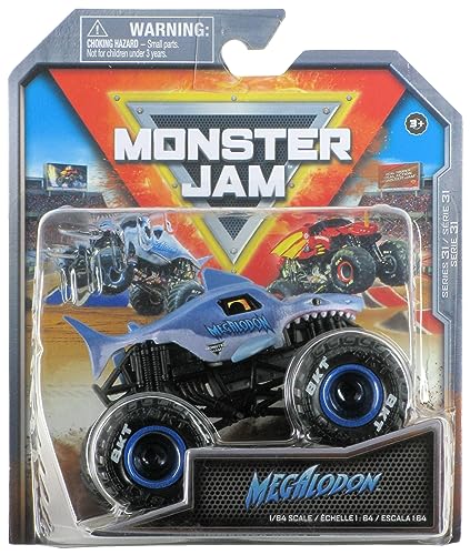 Monster Jam 2023 Spin Master 1:64 Diecast Truck Series 31 Legacy Trucks Megalodon von Monster Jam