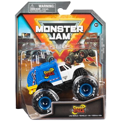 Monster Jam 2023 Spin Master 1:64 Diecast Truck Series 31 Trucks on Duty Crush CycleF von Monster Jam