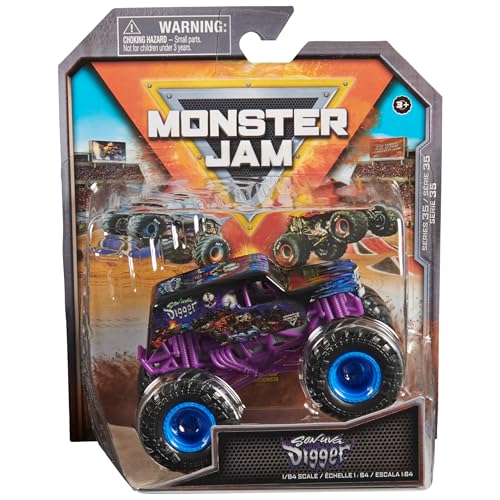 Monster Jam 2024 Offizieller 1:64 Diecast Truck Serie 35 Son-uva Bagger Arena Favoriten von Monster Jam