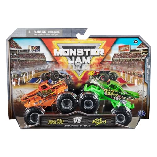 Monster Jam 2024 Series 30 1:64 Diecast Monster Truck 2-Pack Bog Hog vs King Sling von Monster Jam