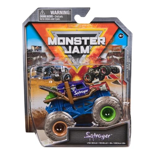 Monster Jam 2024 Series 37 Diecast 1:64 Monster Truck Salvager Wreckless Trucks von Monster Jam