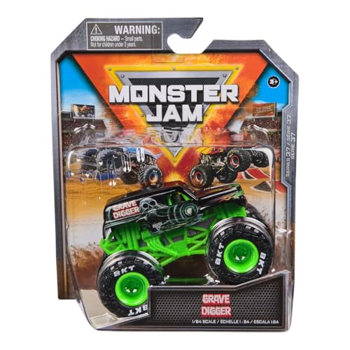 Monster Jam 2024 Series 37 Diecast Maßstab 1:64 Monster Truck Grave Digger Legacy Trucks von Monster Jam