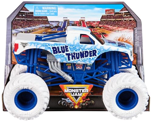 Monster Jam 6074255, Official Blue Thunder Monster Truck, Blau von Monster Jam