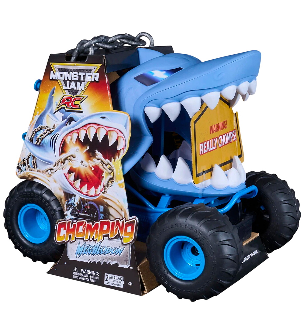 Monster Jam Ferngesteuert Truck - 1:15 - Beißender Megalodon - Monster Jam - One Size - Autos Monster Jam Ferngesteuert Truck - 1:15 - Beißender Megalodon - Monster Jam - One Size - Autos von Monster Jam