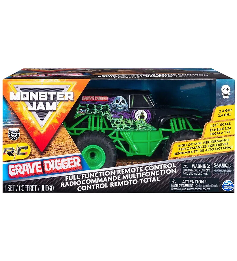 Monster Jam Ferngesteuert Truck - 1:24 - Grave Digger - Monster Jam - One Size - Autos Monster Jam Ferngesteuert Truck - 1:24 - Grave Digger - Monster Jam - One Size - Autos von Monster Jam