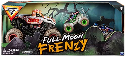 Monster Jam Full Moon Frenzy Druckguss-Auto, 3er-Pack von Monster Jam