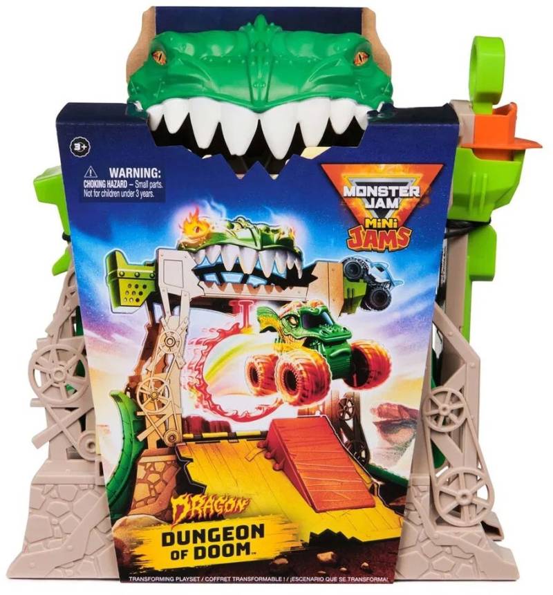 Monster Jam Mini Jams Dungeon of Doom 1:87 Spielset von Monster Jam