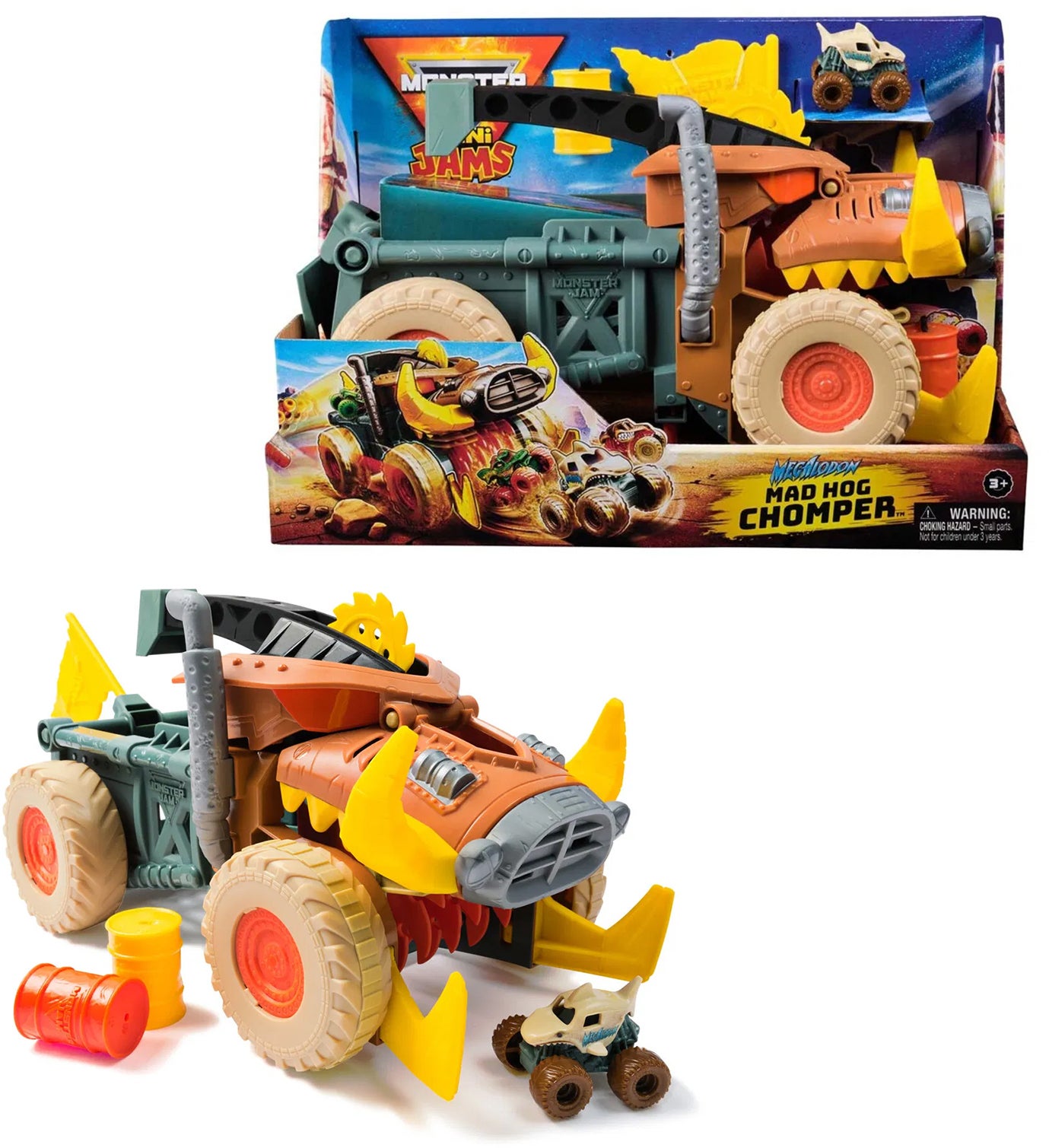 Monster Jam Mini Mad Hog Sweeper Spielset von Monster Jam