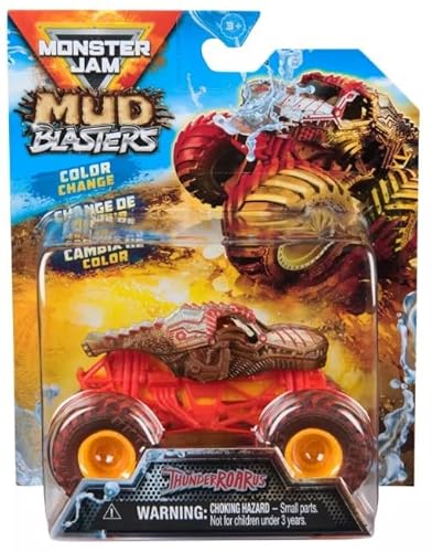 Monster Jam Mud Blasters Color Change Series 1 ThunderRoarus, Die-Cast Monster Truck von Monster Jam