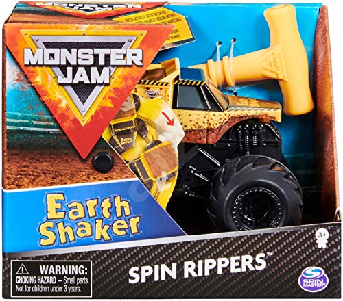 Monster Jam Spin Rippers Earth Shaker: 1:43 Maßstab, LKW, Spin Ripper Action, Kind, Unisex, Kinder von Monster Jam