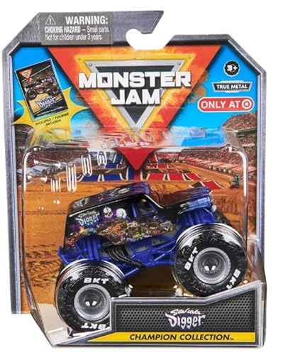 Monster Jam Stadium Series Championship Collection Monster Truck - Maßstab 1:64, kommt mit Sammelkarte (Son-Uva Digger) von Monster Jam