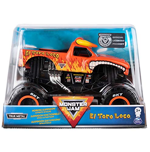 monster jam Official EL Toro Loco Monster Truck Die-Cast Vehicle, 1:24 Scale von Monster Jam