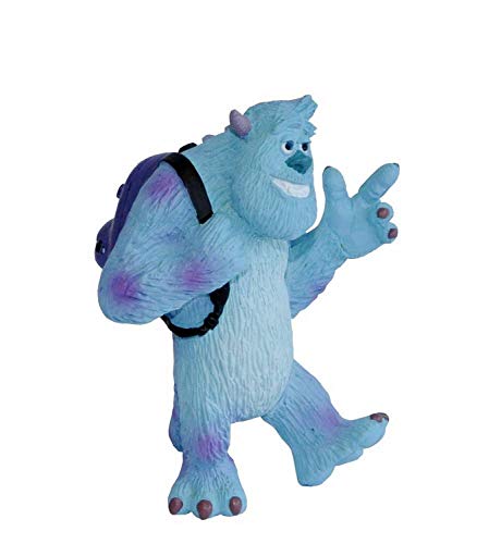 Bullyland 12583 - Spielfigur Sulley aus Disney Pixar Die Monster AG, ca. 7,7 cm, detailgetreu, ideal als kleines Geschenk für Kinder ab 3 Jahren von Bullyland