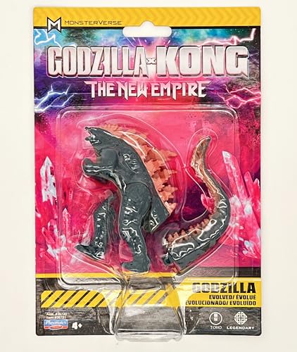 Godzilla x Kong: Das Neue Imperium, 3,25-Zoll-Godzilla entwickelt Action-Figur Spielzeug, Iconic Sammlerstück Film Charakter, Limited Edition, geeignet für 4 Jahre + von MonsterVerse