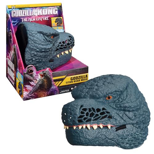 Godzilla x Kong: The New Empire, Authentic Interactive Godzilla Mask, Realistic Representation of Iconic Movie Character, Includes Flexible Chin Strap to Mirror Your Movements von MonsterVerse