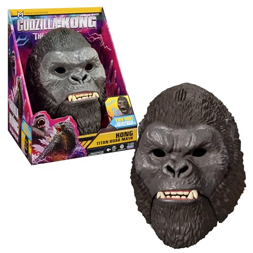 Godzilla x Kong: The New Empire, Authentic Interactive Kong Mask, Realistic Representation of Iconic Movie Character, Includes Flexible Chin Strap to Mirror Your Movements von MonsterVerse