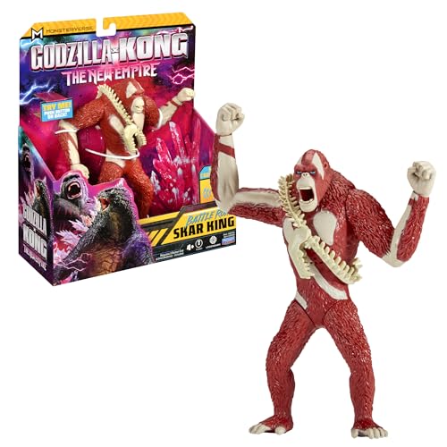 Godzilla x Kong: The New Empire, 7-Inch Authentic Battle Roar Skar King Action Figure Toy, Iconic Collectable Movie Character in Unique Limited Edition Packaging, Suitable for Ages 4 Years+ von MonsterVerse