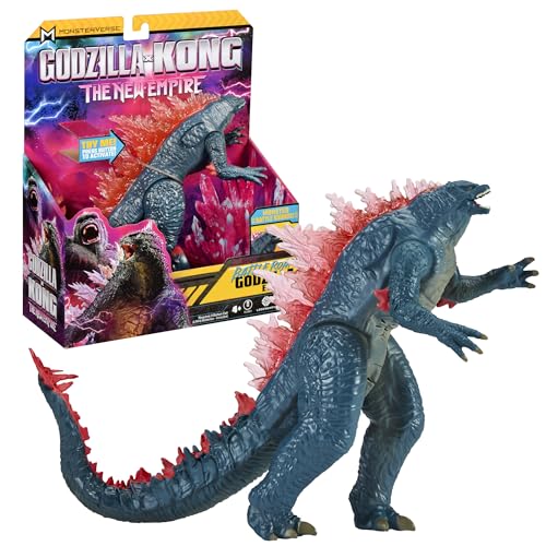 MonsterVerse - Godzilla x Kong, bewegliche Figur, 18 cm, mit Geräuschen und Bewegung des Kiefers, zufälliges Modell, für Kinder ab 4 Jahren, MN305 MonsterVerse - Godzilla x Kong, bewegliche Figur, 18 cm, mit Geräuschen und Bewegung des Kiefers, zufälliges Modell, für Kinder ab 4 Jahren, MN305 von MonsterVerse