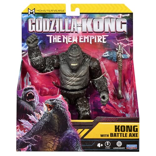 MonsterVerse Godzilla x Kong: Das Neue Imperium, 15 cm große Kampfnarben-Kong-Actionfigur, ikonische Sammlerfilmfigur, geeignet für Kinder ab 4 Jahren von MonsterVerse