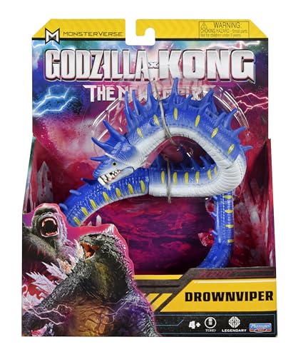 MonsterVerse Godzilla x Kong: The New Empire, 15 cm Drownviper Actionfigur Spielzeug, Ikonische Sammlerfilmfigur, Geeignet für Kinder ab 4 Jahren von MonsterVerse