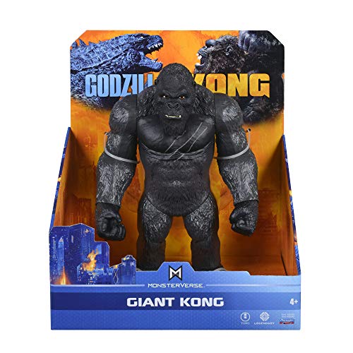 MonsterVerse Godzilla vs. Kong 11-Zoll-Sammler-Gigant King Kong artikulierte Actionfigur Spielzeug in Schwarz, Limited Edition, geeignet für Kinder ab 4 Jahren+ von MonsterVerse