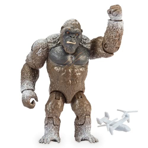 Monsterverse Godzilla vs. Kong Film 6-Zoll-Sammler-Antarktis-Kong, bewegliche Sammler-Actionfigur mit Osprey, enthält Funktion zum Enthüllen von Kampfschäden, geeignet für Kinder ab 4 Jahren+ von MonsterVerse