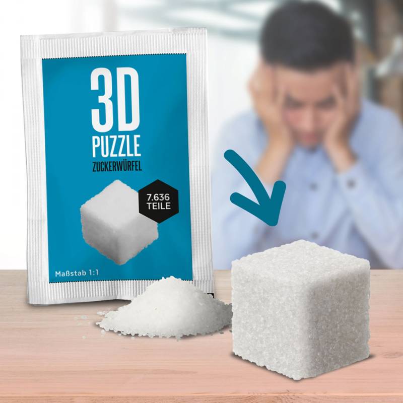 3D Puzzle - Zuckerwürfel von Monsterzeug