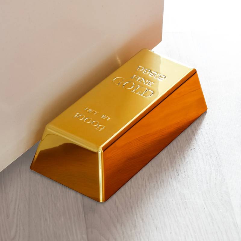 Goldbarren Türstopper von Monsterzeug
