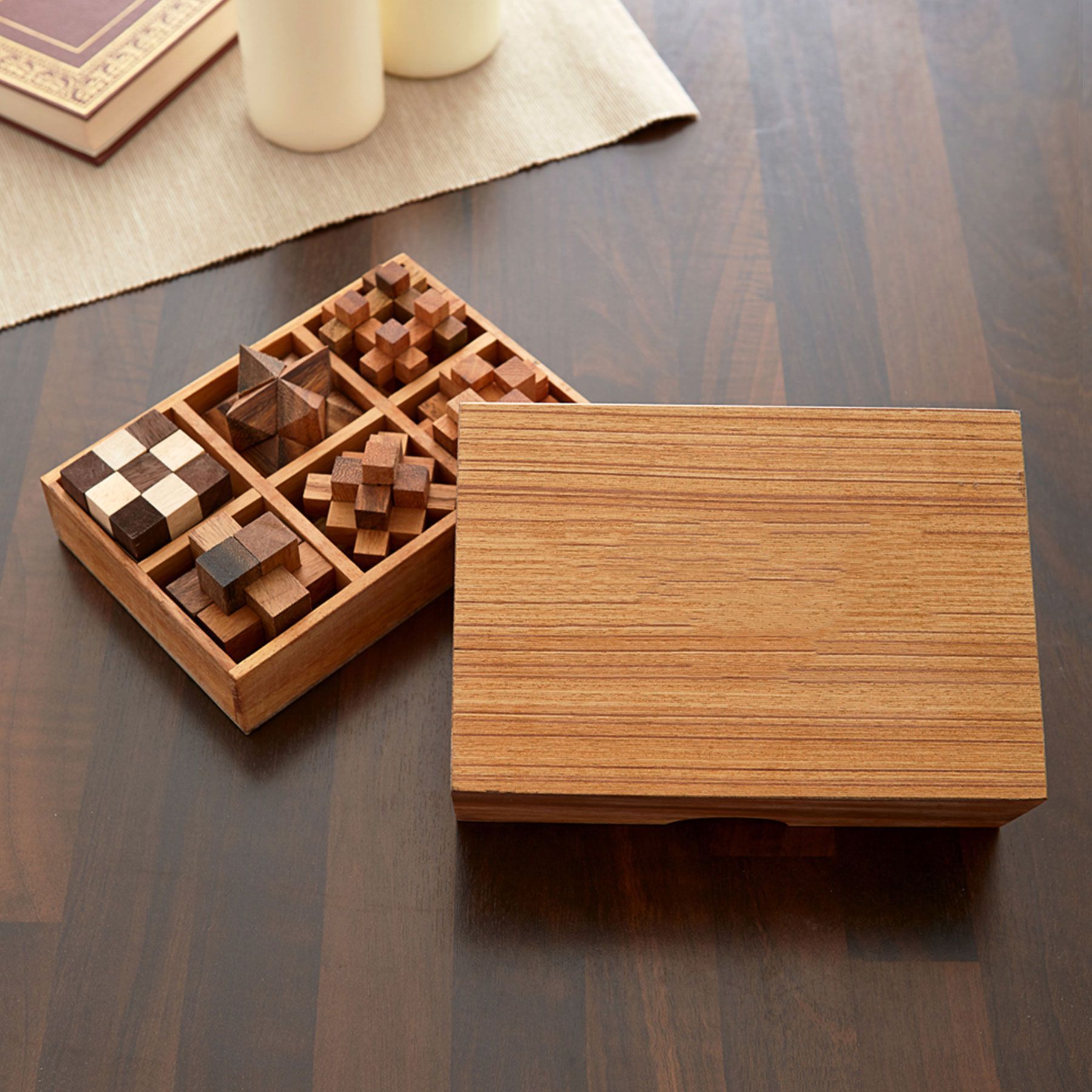 Holz Knobelspiele "IQ-Genie" 6er Set Holz Knobelspiele "IQ-Genie" 6er Set von Monsterzeug