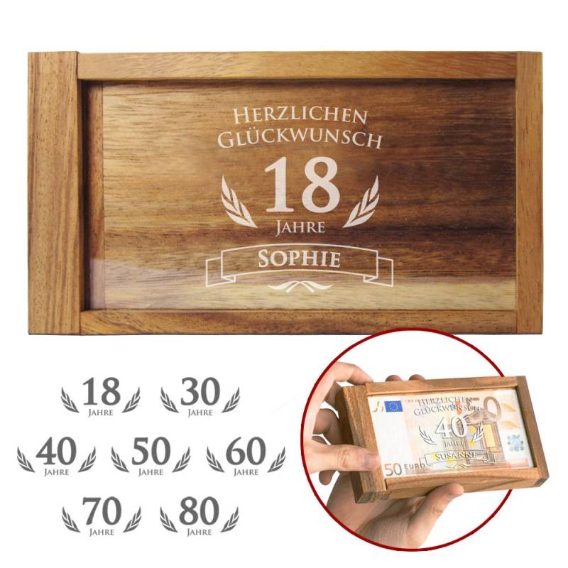 Magische Geldgeschenkbox zum Geburtstag von Monsterzeug