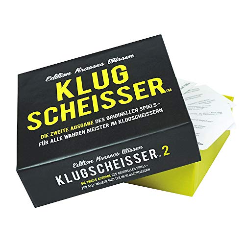 Monsterzeug Kartenspiel Klugscheißer, Edition krasses Wissen mit 300 Fragen für Party- und Spieleabende, Gesellschaftsspiel ab 2 Personen von Monsterzeug