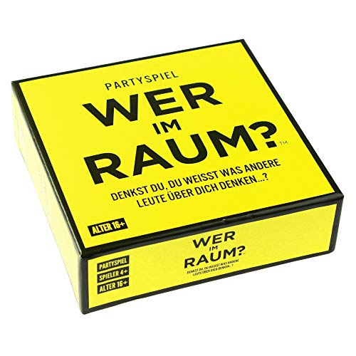 Monsterzeug Partyspiel Wer im Raum, Lustiges Gesellschaftsspiel mit mehr als 300 Fragen, Kennenlernspiel für Spieleabende und Partys von Monsterzeug