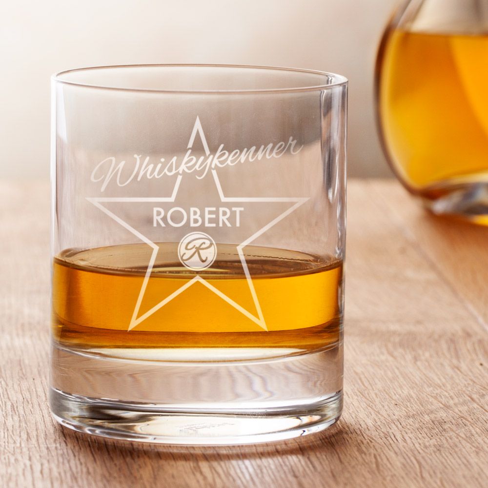 Personalisiertes Whiskyglas - Star of Fame von Monsterzeug