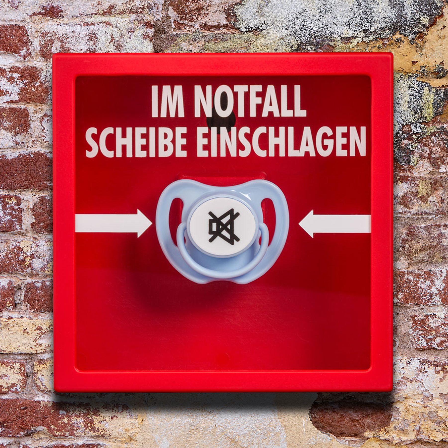 Schnuller im Notfall Kasten Schnuller im Notfall Kasten von Monsterzeug