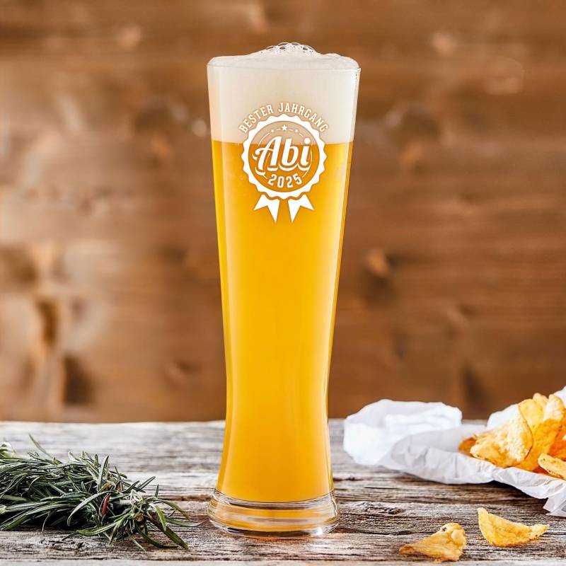 Weizenglas mit Gravur zum Abitur Weizenglas mit Gravur zum Abitur von Monsterzeug