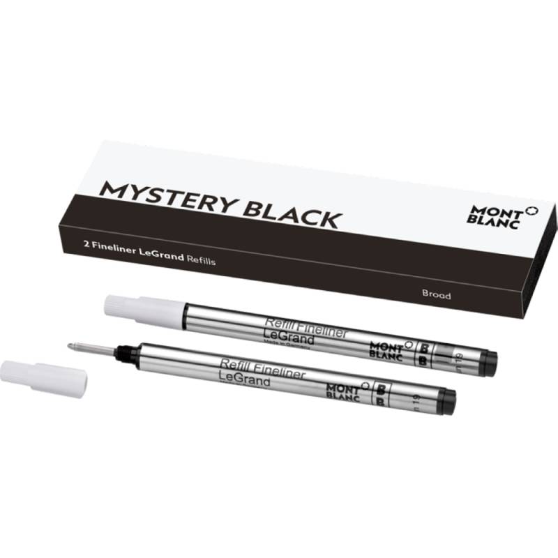 Montblanc Fineliner-Minen LeGrand Mystery Black B 2 Stk. von Montblanc